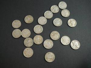 lot 106 image: 20 Buffalo Nickles