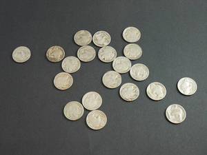 lot 107 image: 20 Buffalo Nickles