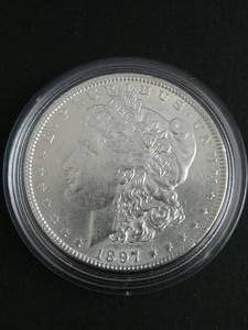 lot 110 image: 1897 Morgan Silver Dollar