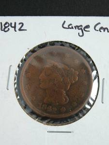 lot 118 image: 1842 Large Cent