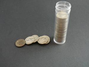 lot 130 image: 33 Buffalo Nickles