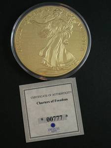 lot 132 image: 2014 Charters Of Freedom 00777 American Mint Bill Of Rights
