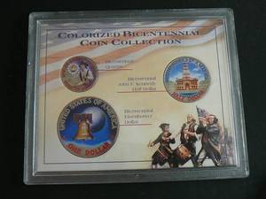 lot 133 image: Colorized Bicentennial Coin Collection