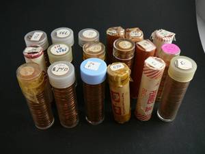 lot 136 image: 18 Rolls of Lincoln Pennies Marked As Follows