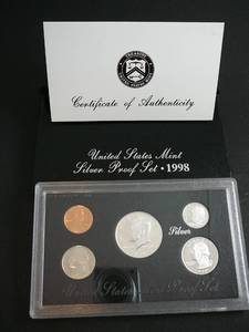 lot 140 image: 1998 Silver Proof Set