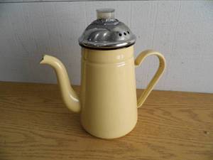 lot 31 image: Enamelware Coffee Pot