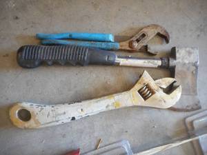 Grease Gun and Misc. Wrenches