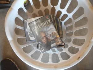 Basket of PlayStation Games