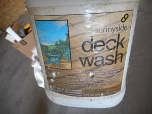 Deck Wash and RV Antifreeze