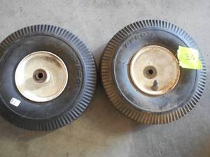 Two Small Tires and Bucket