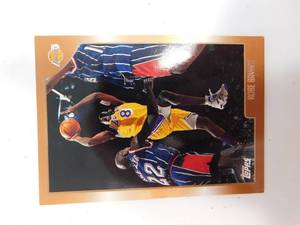 lot 54 image: Kobe Bryant Basketball card