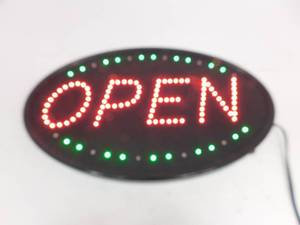 lot 105 image: New Open Sign