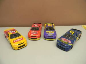 lot 18 image: RACING CHAMPIONS COLLECTION - 118 SCALE #2 DUPONT. #57  SLIM JIM, #29 WCW & #5 BAYER - NICE - SEE PICTURES
