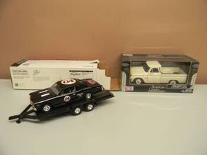 lot 31 image: WIX 1967 Chevy Chevelle & Trailer - DieCast & MOTOR MAX 1966 CHEVY C-10 PICKUP - BOTH NEW IN BOX - SEE PICTURES