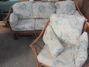 Rattan Sofa & Chair
