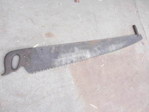 Antique Lumber Saw