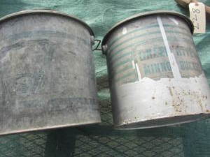 Vintage Minnow Buckets