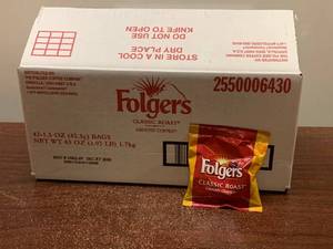 lot 21 image: Folgers Coffee