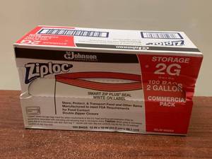 lot 24 image: Ziploc 2 Gallon Bags
