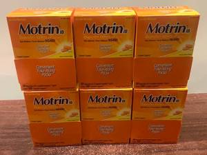 lot 104 image: Motrin Ibuprofen
