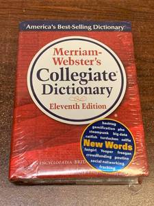 lot 111 image: Websters Collegiate Dictionary