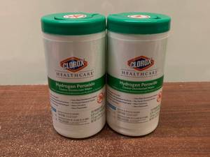 lot 81 image: Clorox Hydrogen Peroxide Wipes