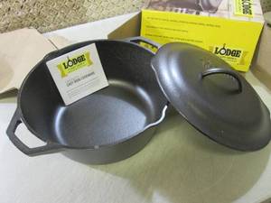 Lodge 7 Qt Cast Iron Dutch Oven Ope...
