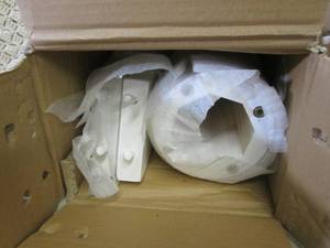 Pure White Solid Table Pedestal  ...