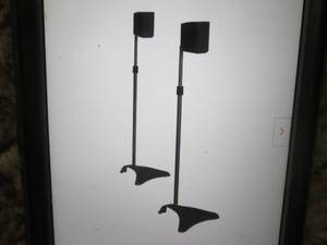 Pair of Satelite Speaker Stands Tit...