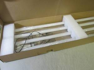 Commercial Electric 4 ft 4-Light Wh...