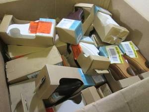 Box Full of Assorted Wood Curtain R...