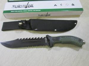 12 34 Survivor Knife with Sheath ...