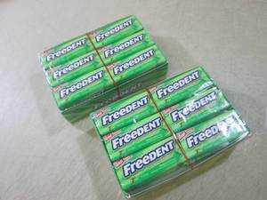 24 Packs of Freedent Peppermint Gum...