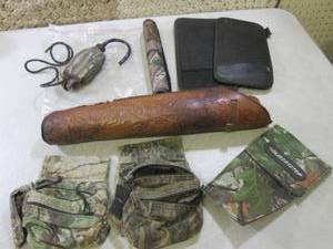 Camo Water Bottle, Arrow Holder Etc...