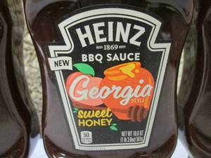 4 Bottles of Heinz Georgia Style Sw...
