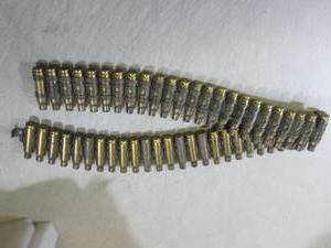 Machine Gun Empty Brass 7.62 Rounds...