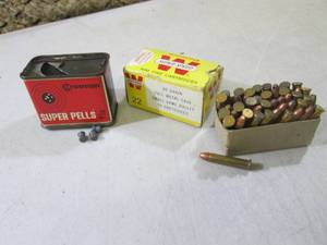 Box of Approx 45 .22 Winchester Mag...