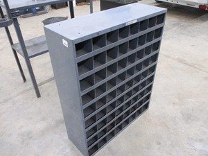lot 5 image: DURHAM 72 COMPARTMENT BOLT BIN
