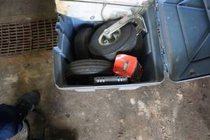 lot 36 image: Lot of Large Cart or Dolly Wheels