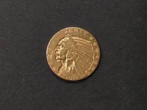 1911 Five Dollar Indian Head Coin...