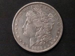 1882 O Morgan Silver Dollar...