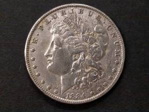 1884 Morgan Silver Dollar...