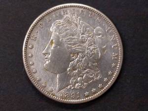 1891 S Morgan Silver Dollar...