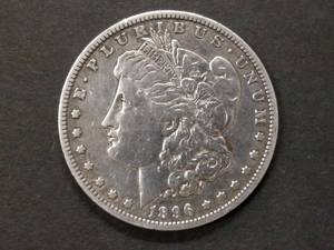 1896 O Morgan Silver Dollar...