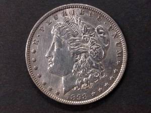 1898 High Grade Morgan Silver Dolla...