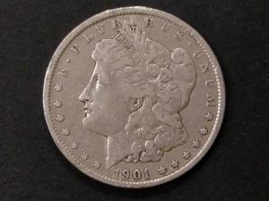 1901 Morgan Silver Dollar...