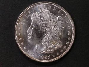 1921 Morgan Silver Dollar...