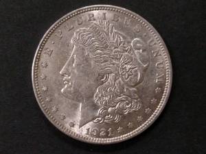 1921 Morgan Silver Dollar...