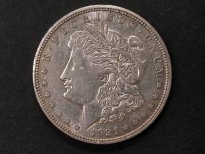1921 D Morgan Silver Dollar...