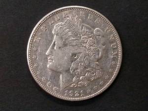 1921 S Morgan Silver Dollar...